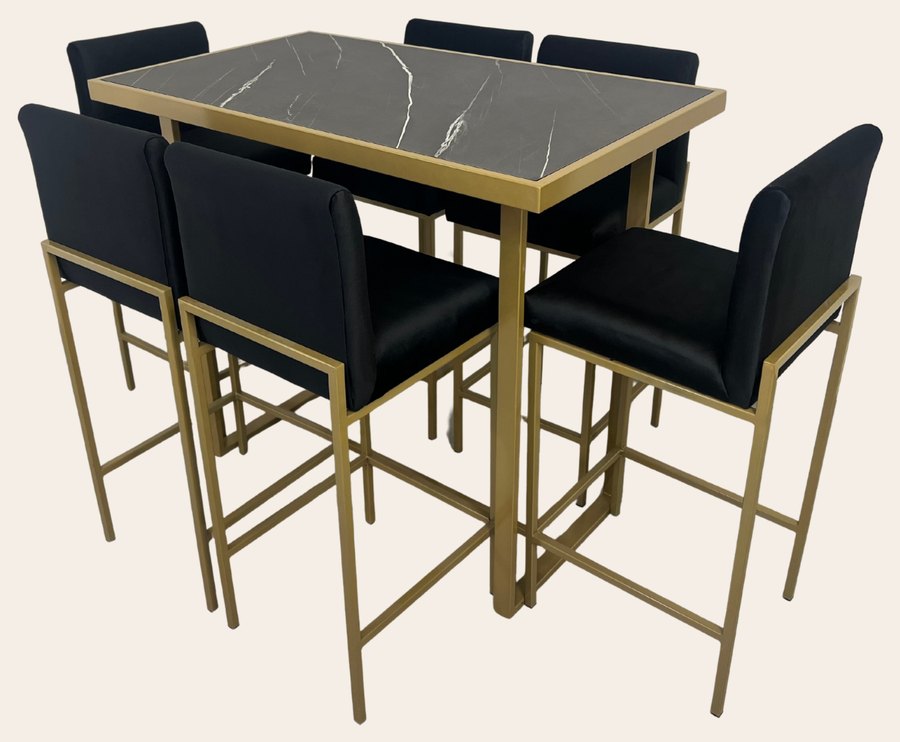 Mesa Cordelia en color negro — renta de mobiliario para eventos en Monterrey